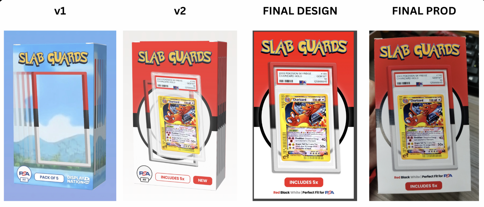 Slab Guards packaging design process